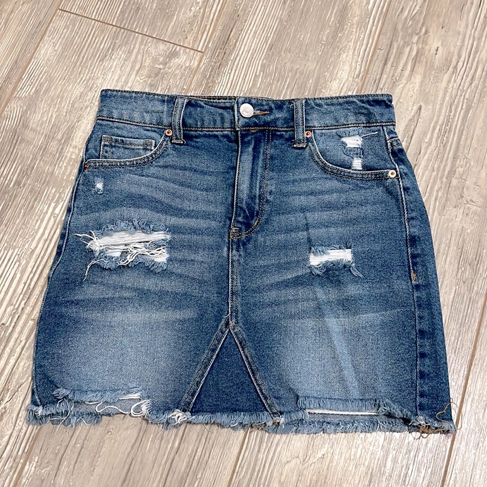 jean skirt